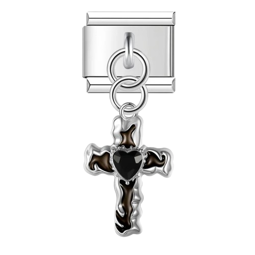 Gem Heart Cross