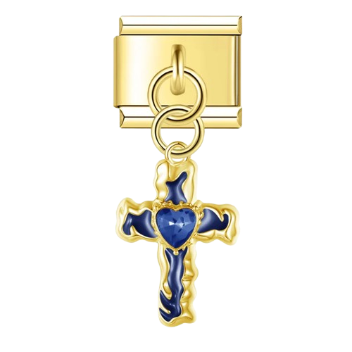 Gem Heart Cross
