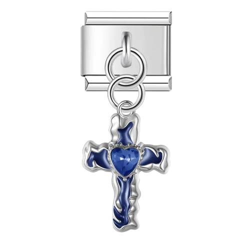 Gem Heart Cross