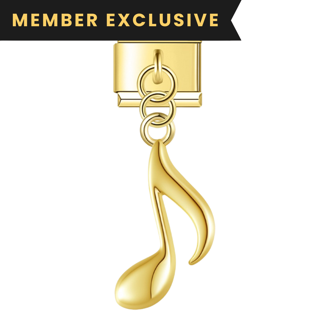 Gold Music Note
