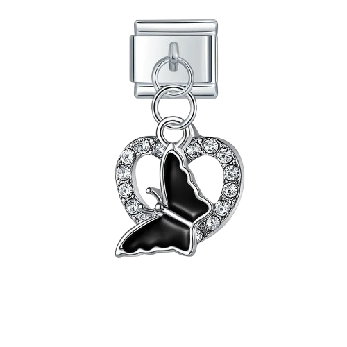 Gem Heart & Butterfly