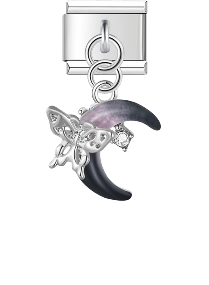 Gem Moon & Butterfly